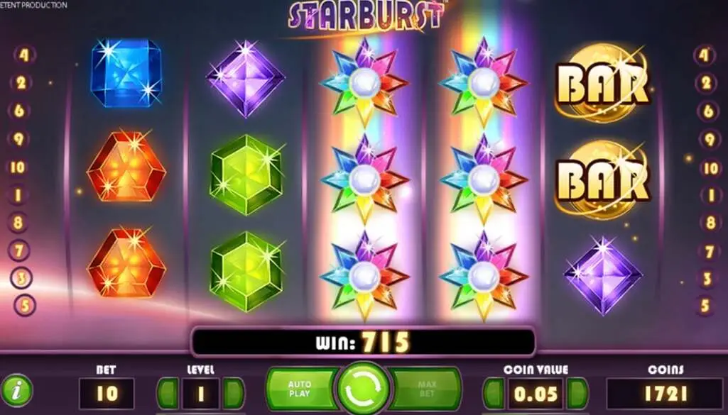 Starburst Bonus features, Wilds and Free Spins